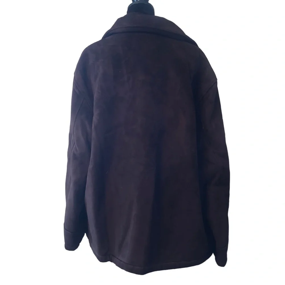 Axcess Brown Faux Suede Jacket size XL